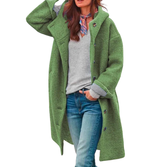 WW | Herbstmantel - Leicht Warm - Baumwollmix - Elegante Passform Knopfverschluss