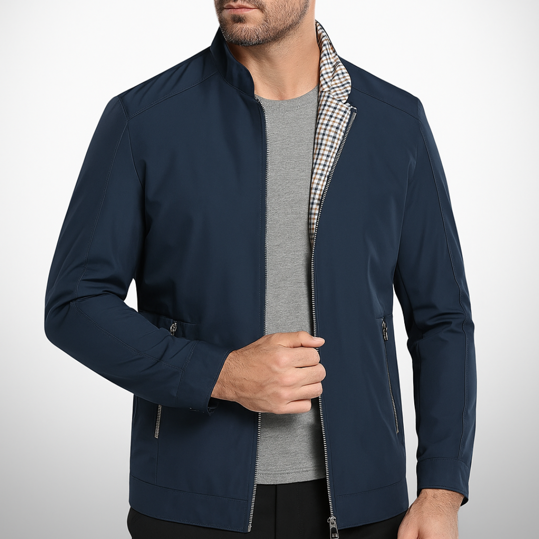 WW | Herren Zip-Up Freizeitjacke - Stehkragen