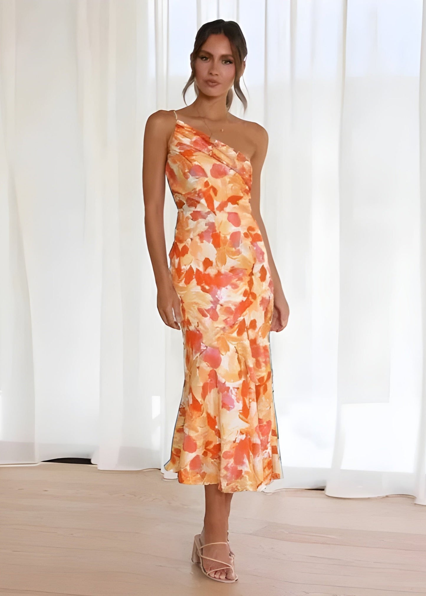 Eveline – One-Shoulder-Sommerkleid