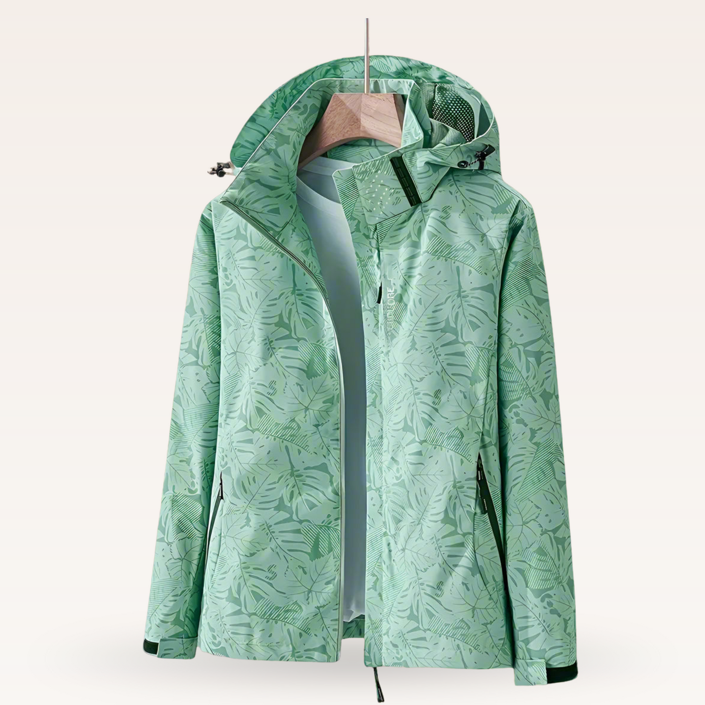 WW | Waterproof Rain Jacket with Hood and Zipper Pockets