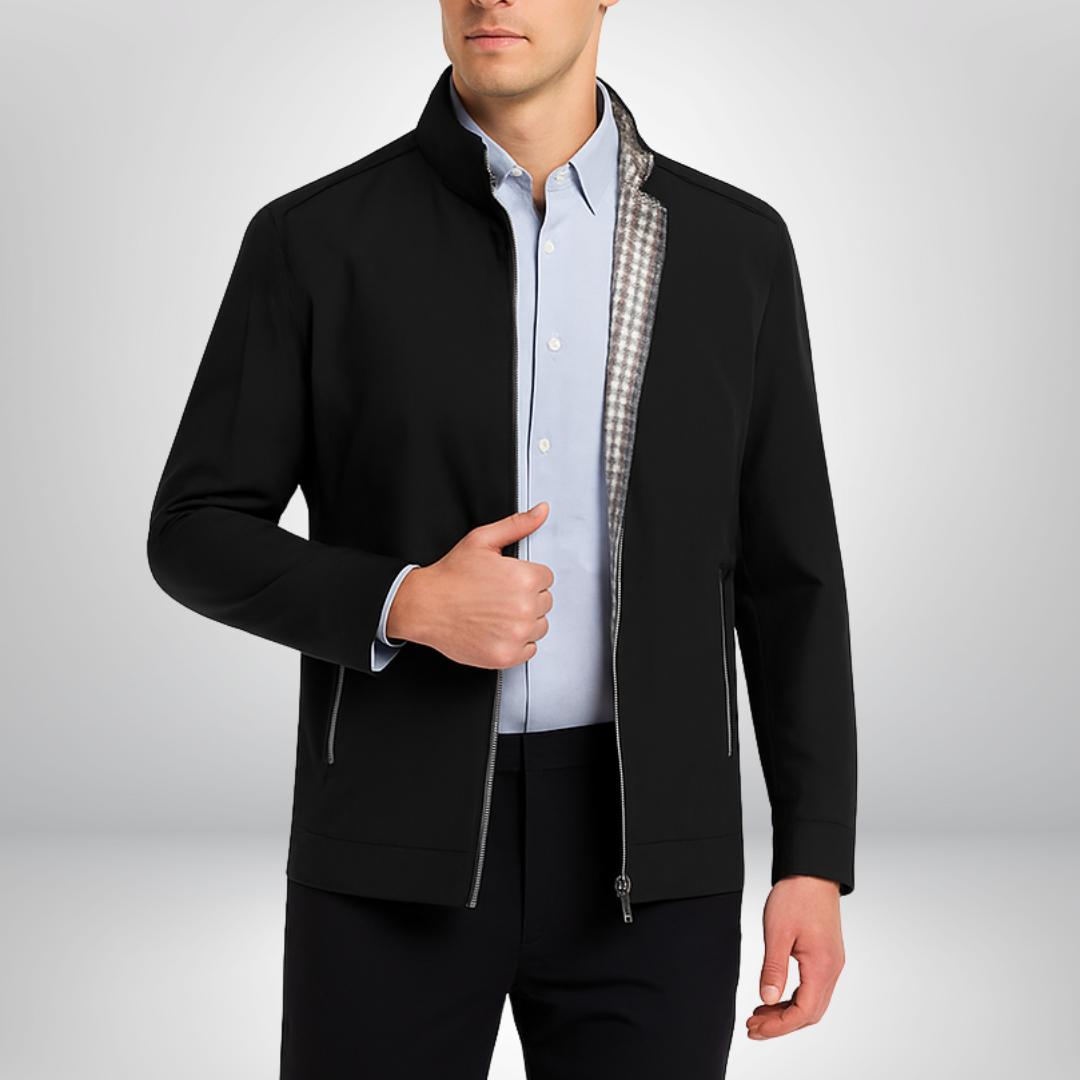 WW | Herren Zip-Up Freizeitjacke - Stehkragen