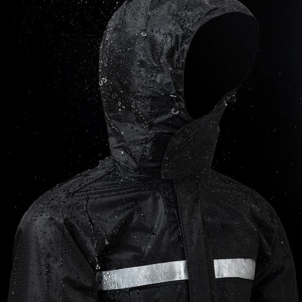 WW | Unisex Waterproof Hooded Motorcycle Rain Suit