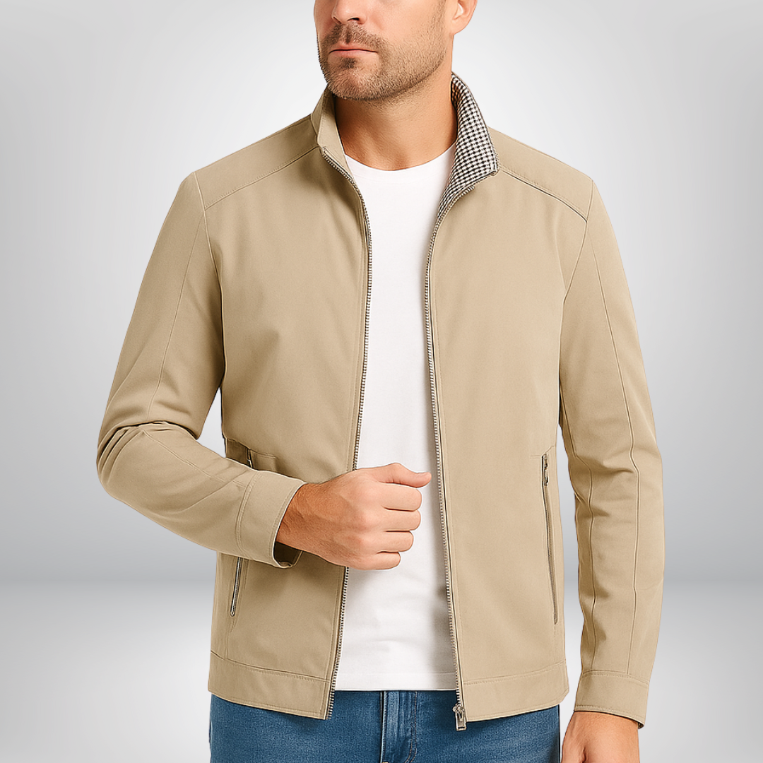 WW | Herren Zip-Up Freizeitjacke - Stehkragen