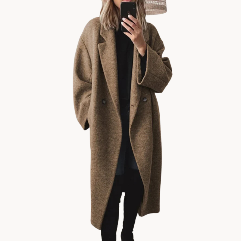 WW | Plus Size Coat Cozy Elegance Timeless Winter Style