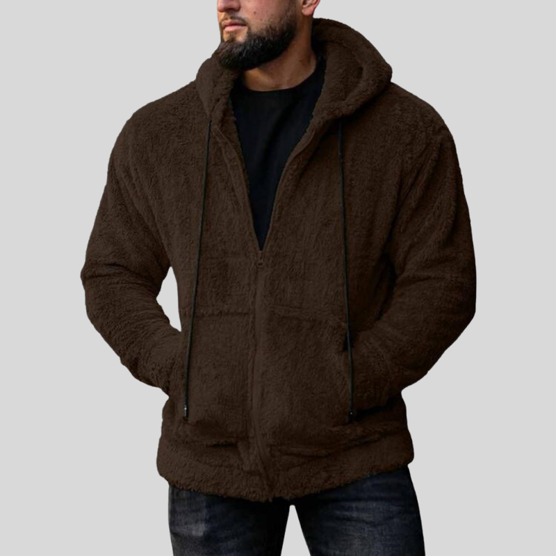 WW | Hoodie Soft Fleece Zip Loose Fit With Pockets
