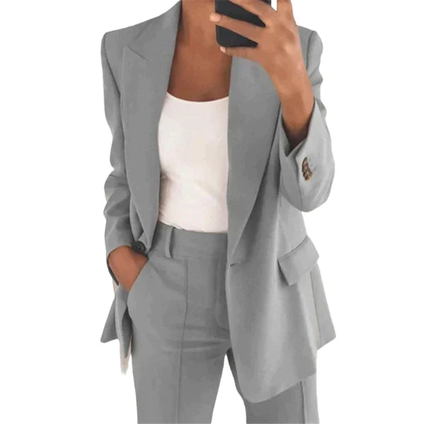 WW | Blazer Set - Jacke & Hose - Elegantes Business Outfit für Büro & Alltag