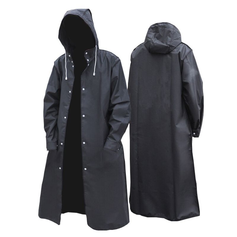 WW | Unisex langer Regenmantel für Outdoor-Abenteuer