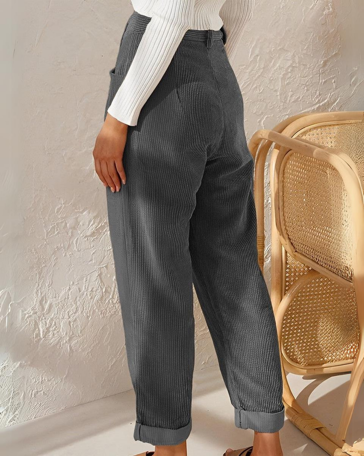 WW | Stilvolle Cord-Hose mit Relaxed Fit für Damen