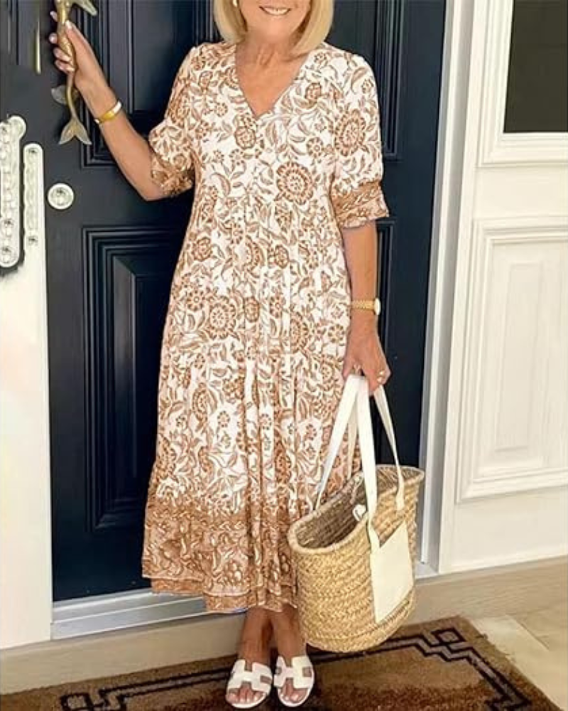Thessaly™ | Midi Dress for Relaxing Days