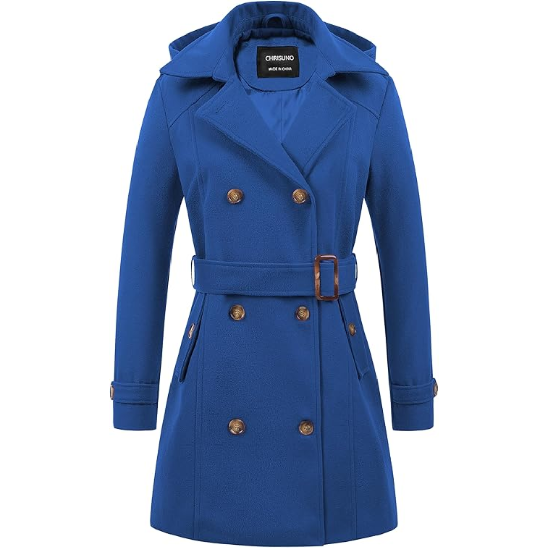 WW | Padded winter trench coat with hood Nina