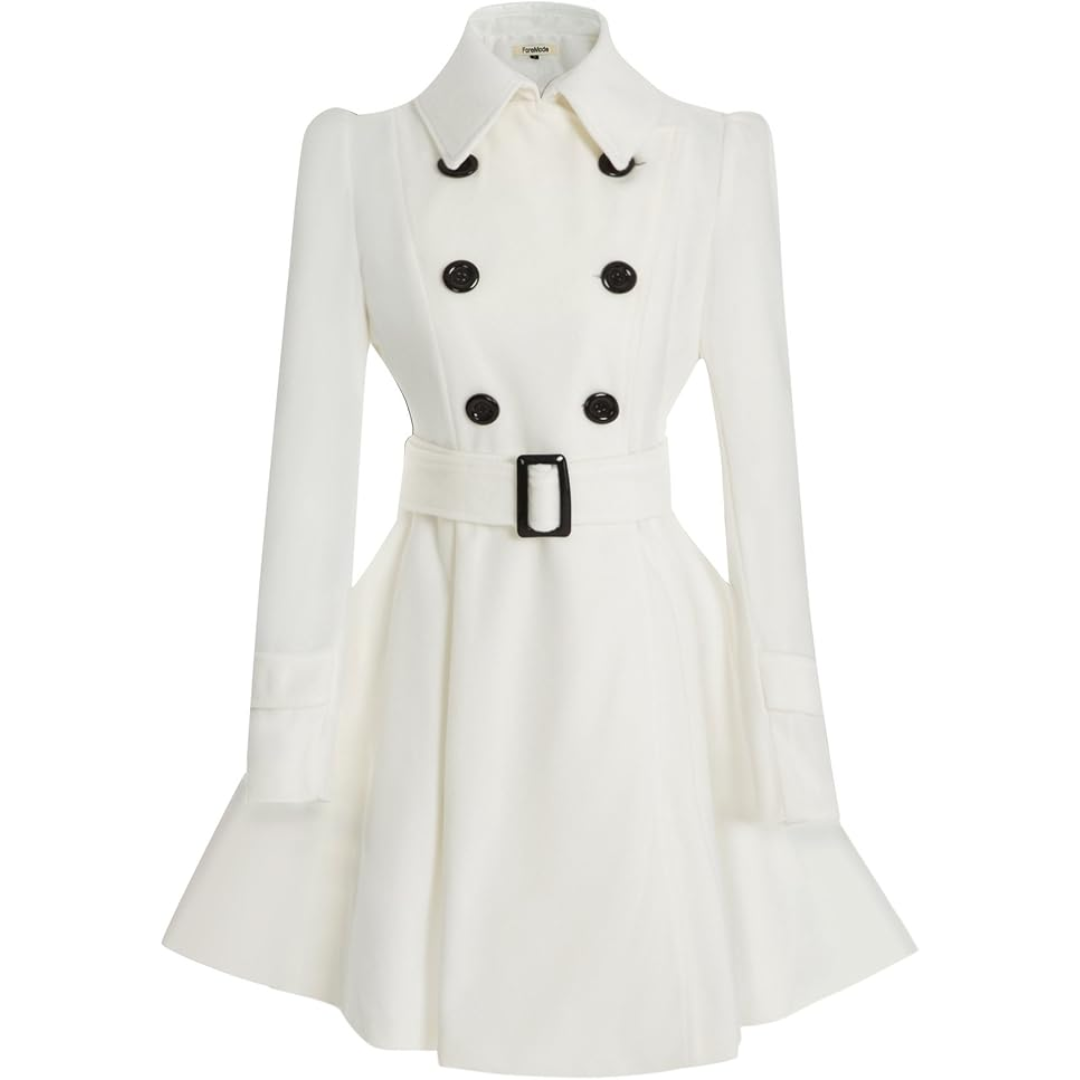 WW | Wool Peacoat with Belt Patty