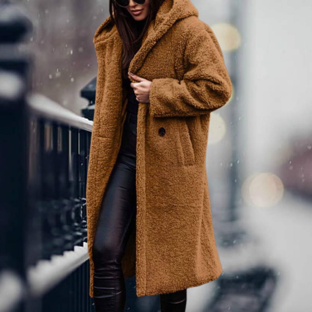 WW | Winterjacke aus Teddyplüsch für Frauen