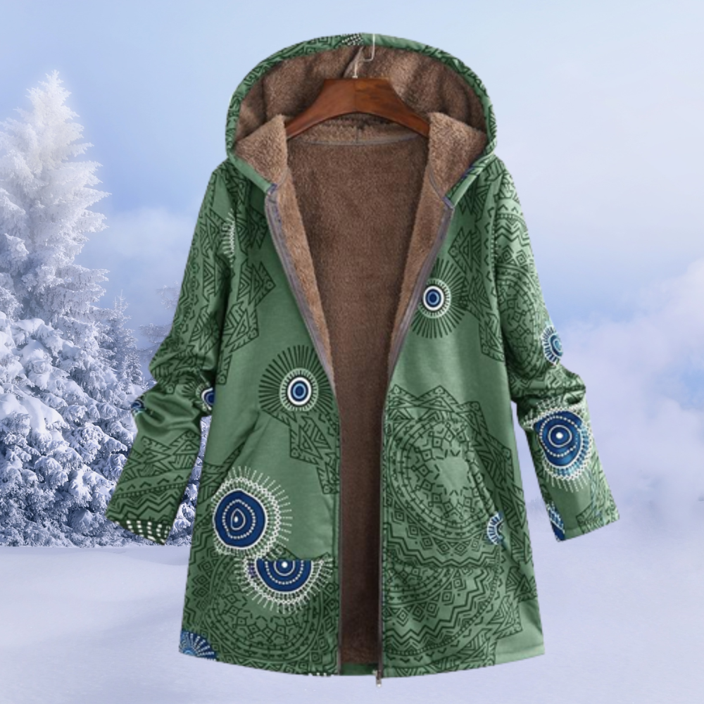 WW | Fashionable Floral Coat for Women in Autumn and Winter