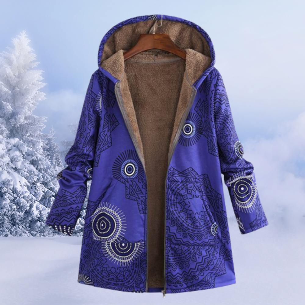 WW | Fashionable Floral Coat for Women in Autumn and Winter
