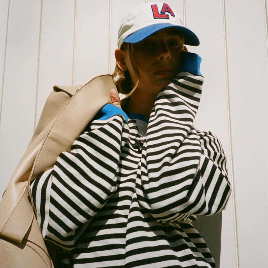 WW | Oversized Striped Sweatshirt