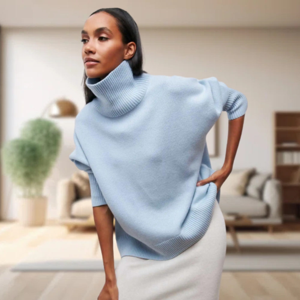 WW | Klassischer damen-rollkragenpullover