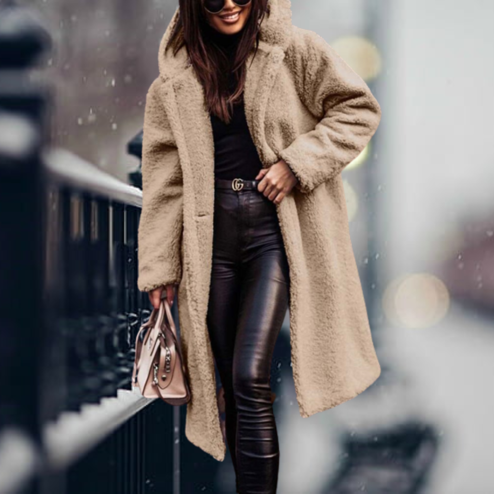 WW | Winterjacke aus Teddyplüsch für Frauen