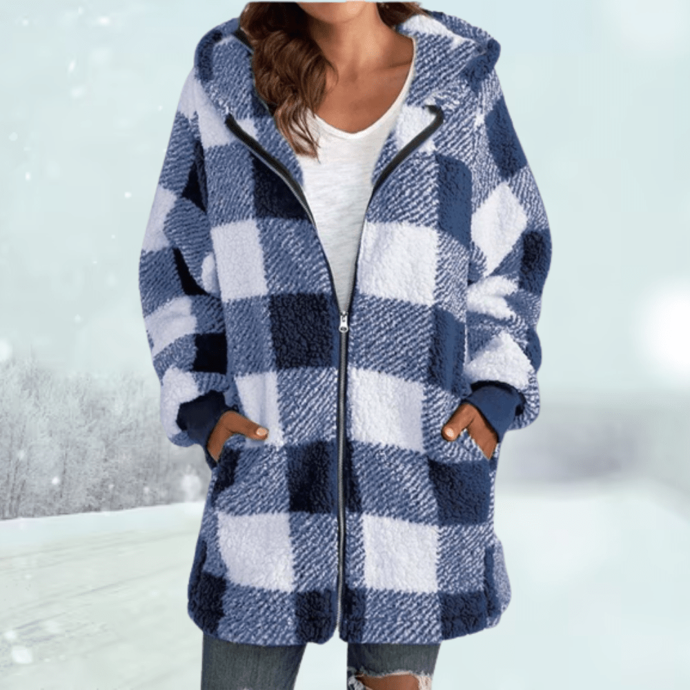 WW | Sherpa-Fleece-Mantel - Kapuzen-Design - Ultra-weiche Wärme - Lässige Winter-Schicht