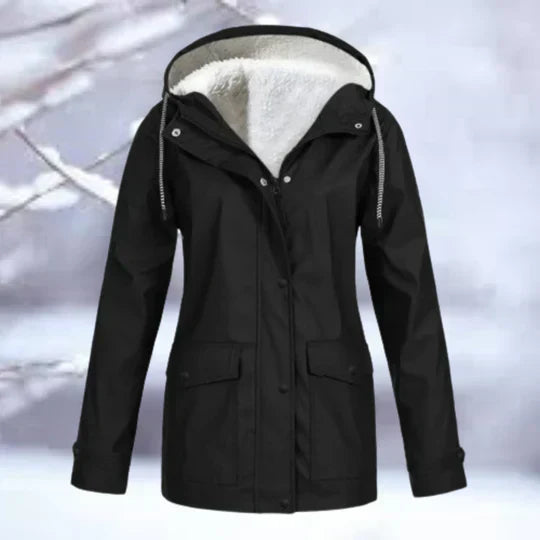 WW | wasserdichte Jacke mit Kapuze, von hoher Qualität und bereit für die Berge