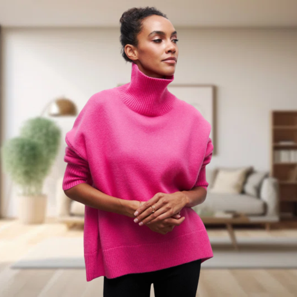 WW | Klassischer damen-rollkragenpullover