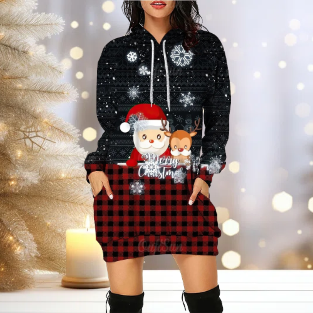WW | Weihnachten Party Sweatshirts mit Kapuze