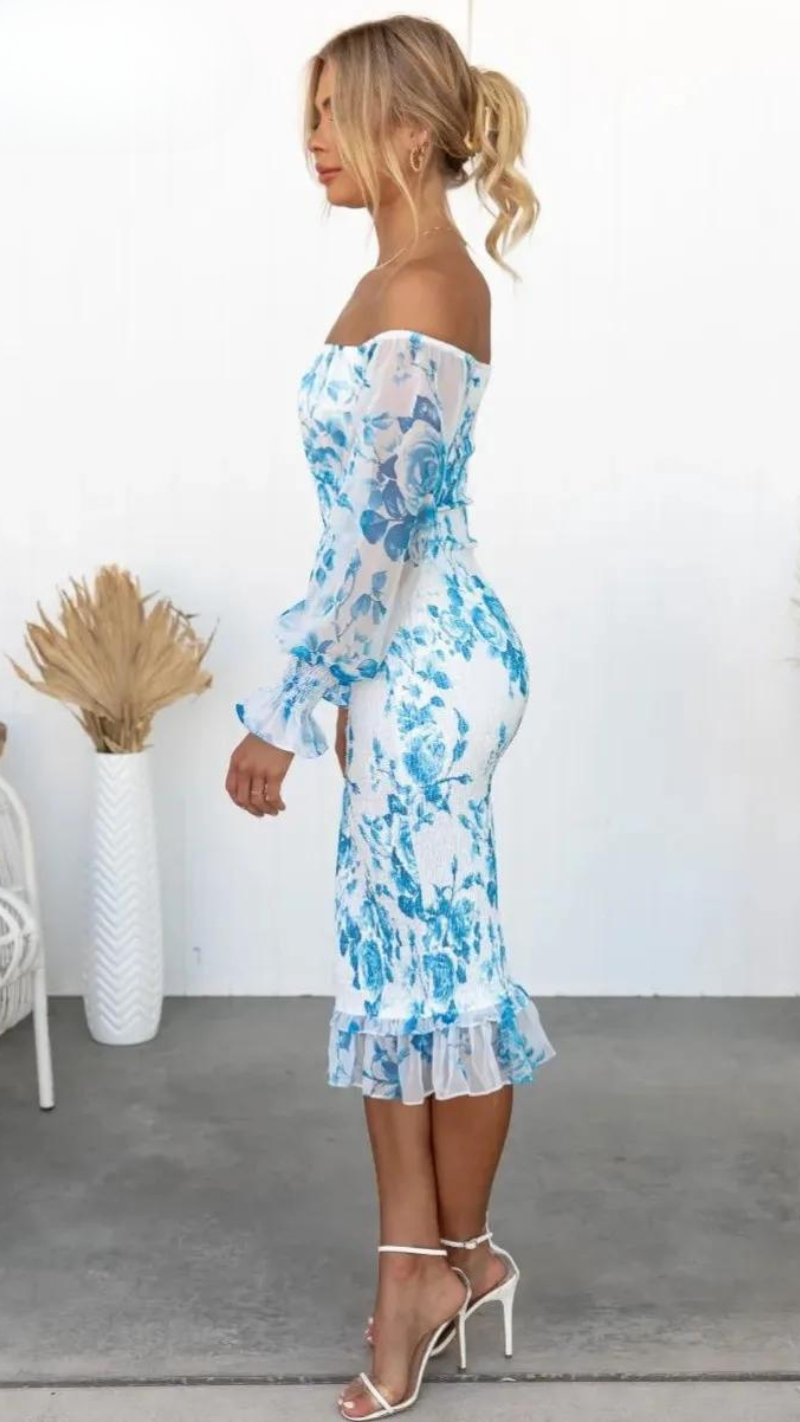 Kendall – Luxuriöses Midikleid (Fast ausverkauft)