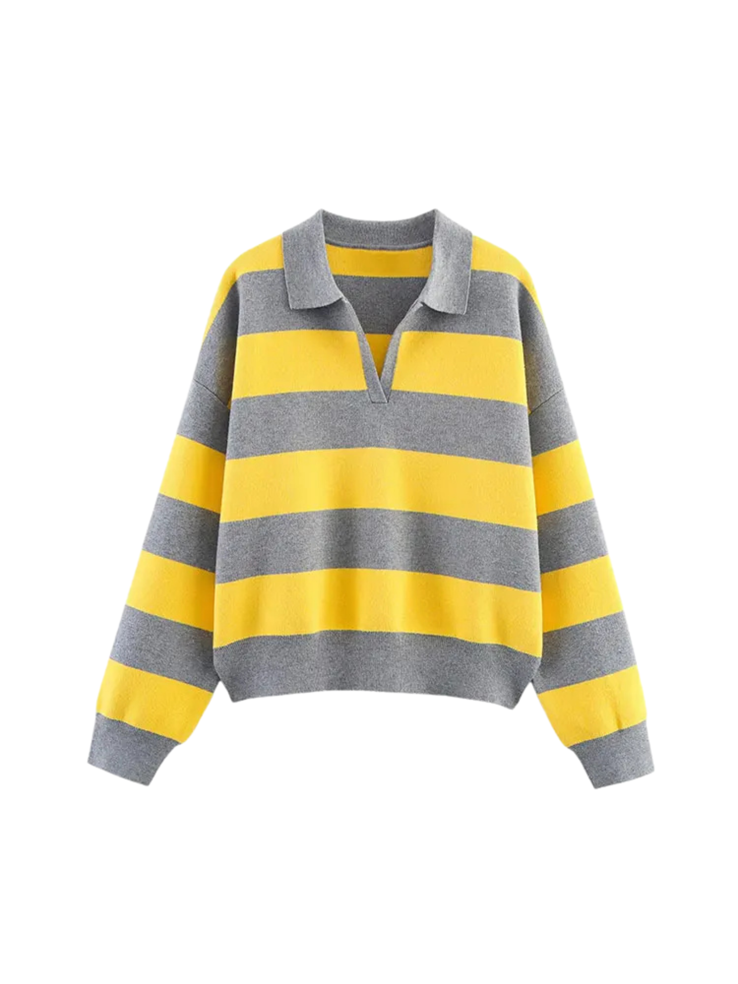 WW | Gestreiftes Strick-Polo