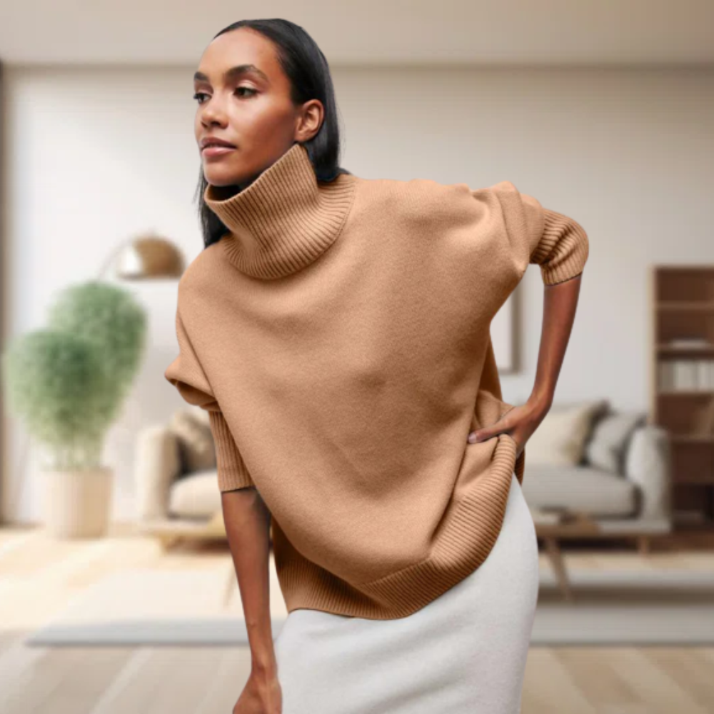 WW | Klassischer damen-rollkragenpullover