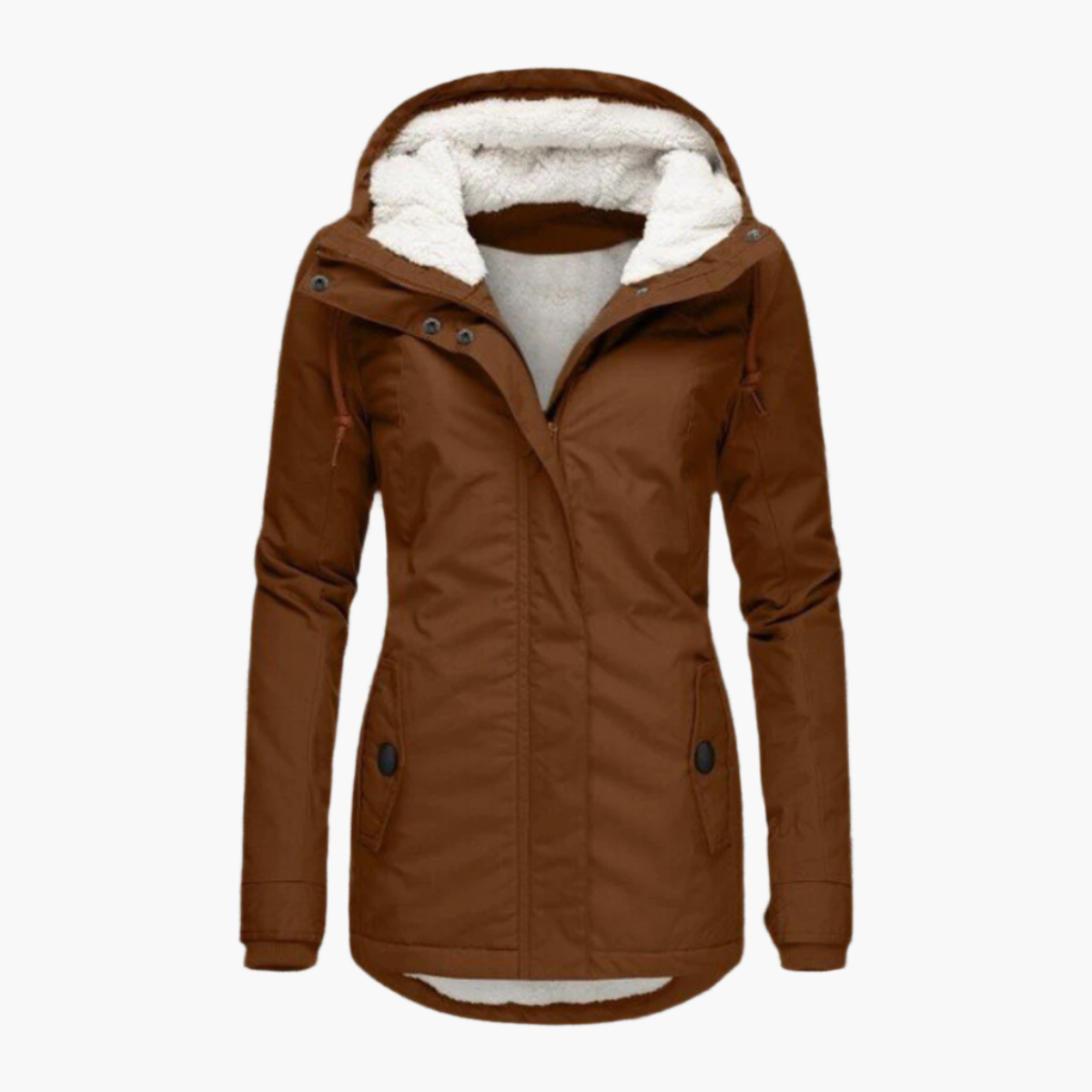 WW | Winterjacke Sherpa-Hoodie - Modischer Parka für kalte Tage, figurbetonter Schnitt, perfekter Alltagsbegleiter