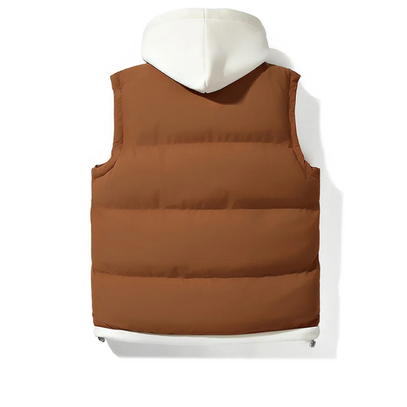 WW | Shell Kapuzenausgestopftes Gilet