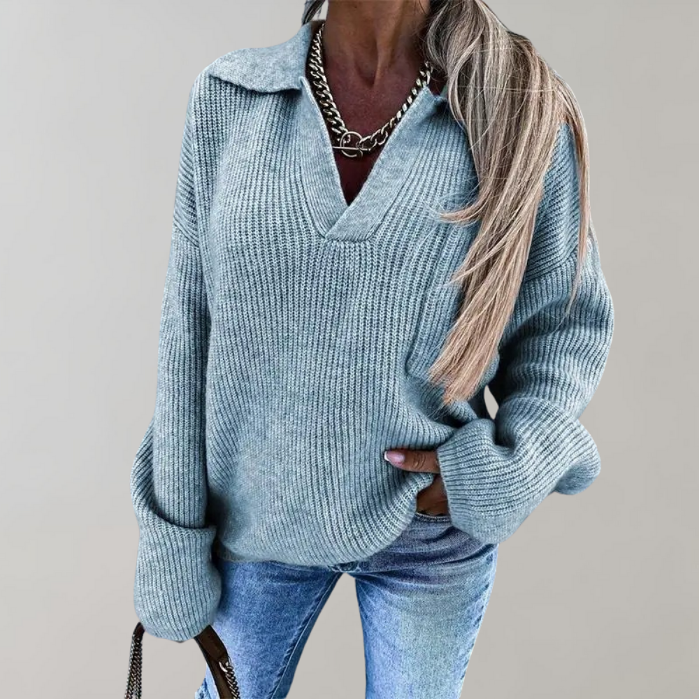 WW | Women's Oversized V-Neck Sweater