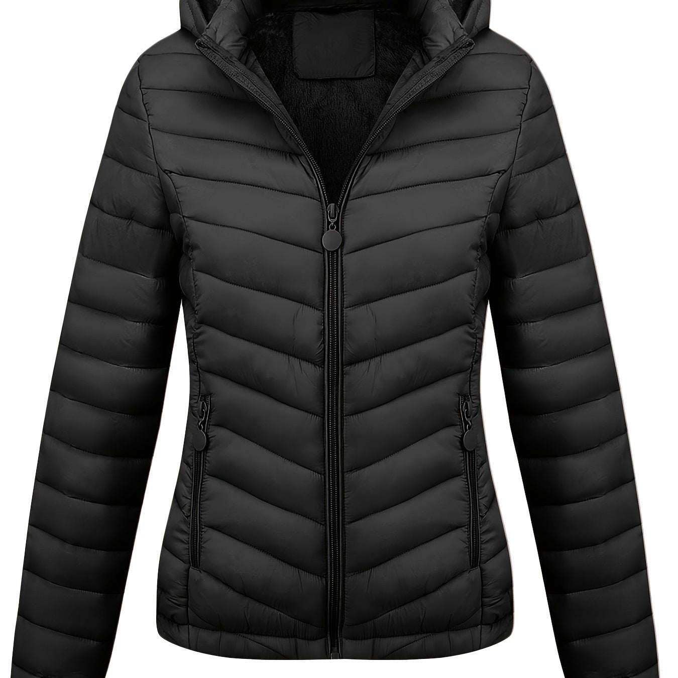 WW | Modern Quilted Jacket with Hood