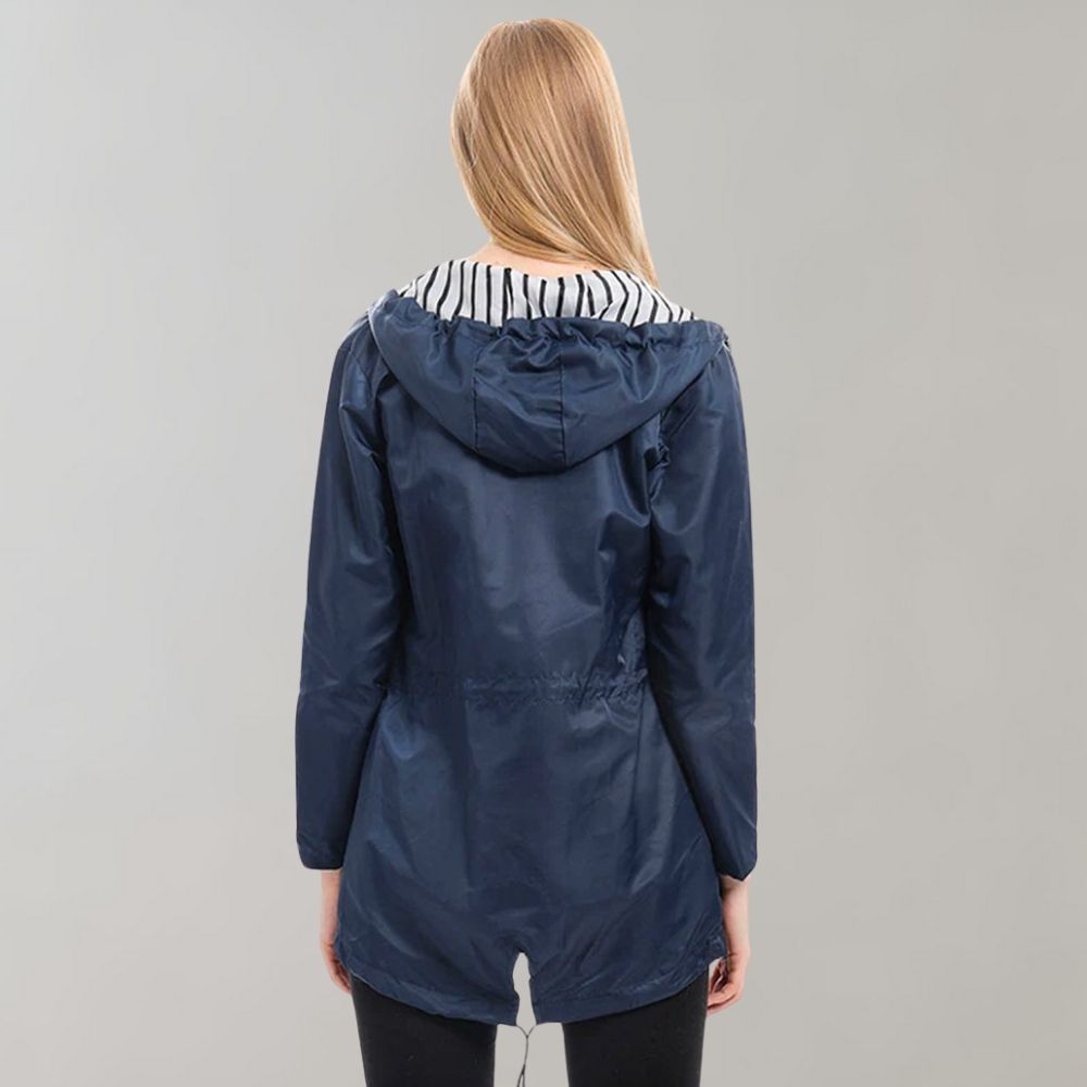 WW | Rain Jacket with Hood Adjustable Waist