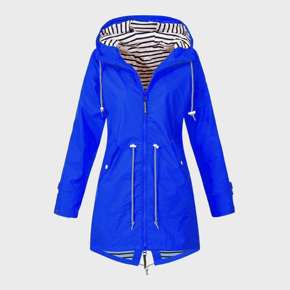 WW | Rain Jacket with Hood Adjustable Waist