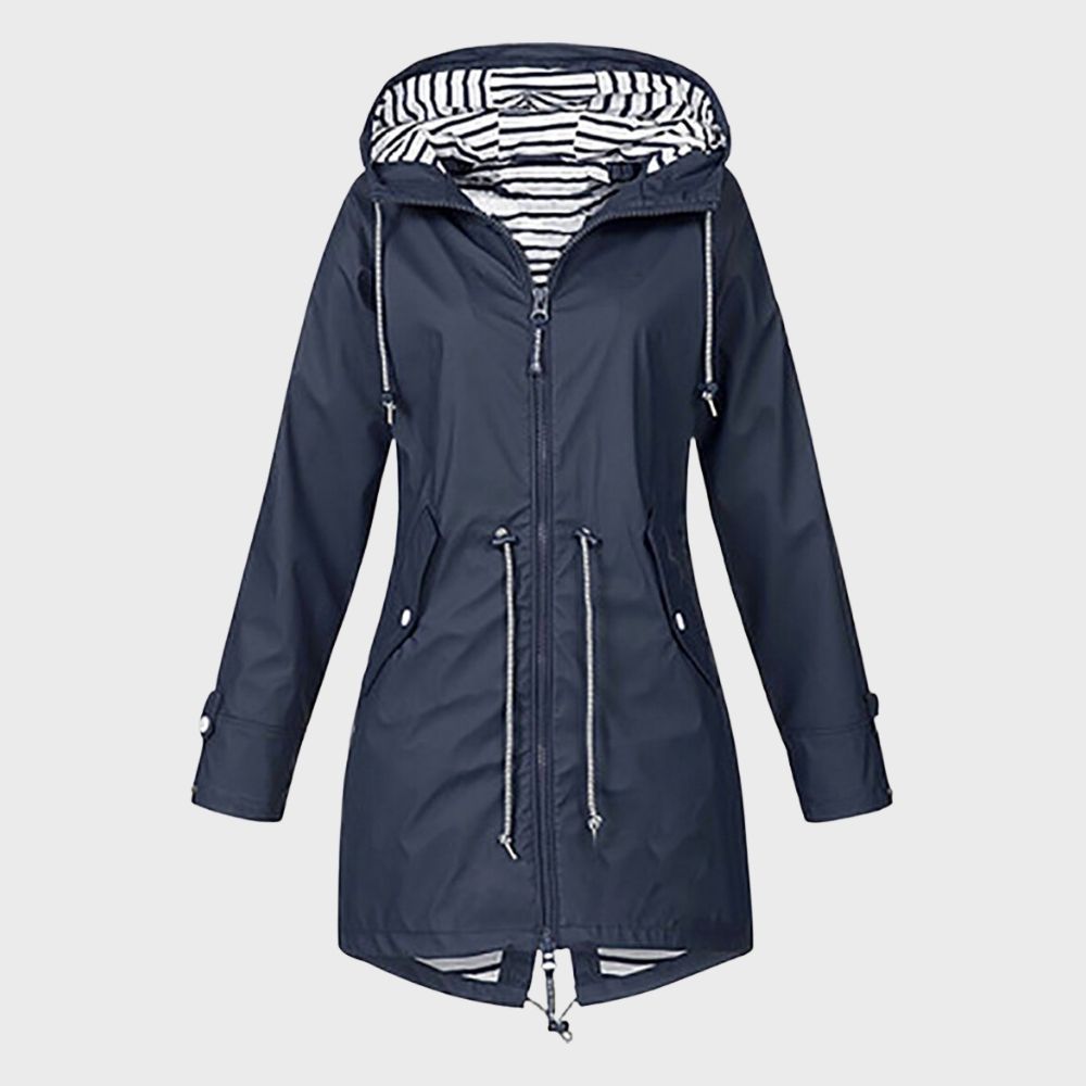 WW | Rain Jacket with Hood Adjustable Waist