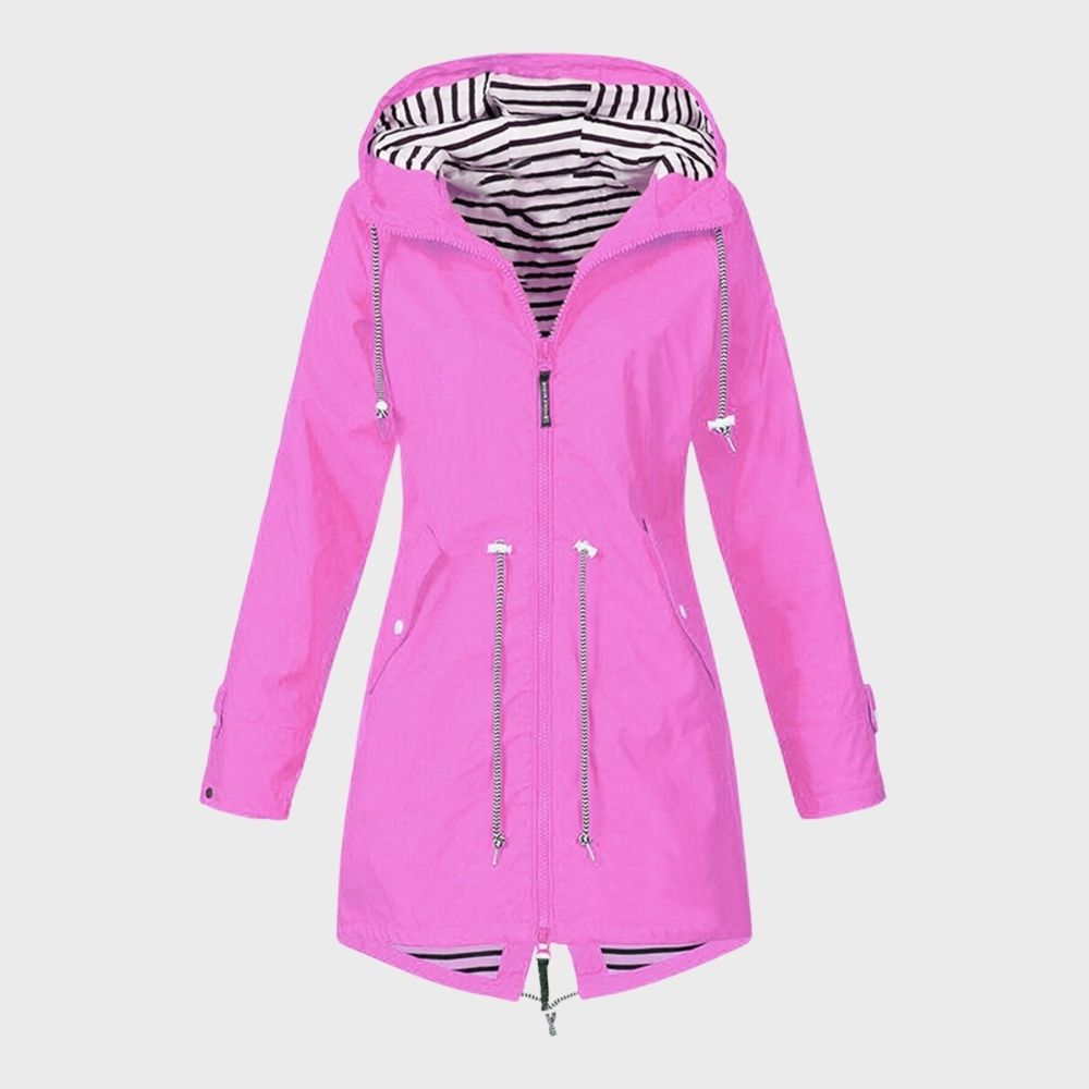 WW | Rain Jacket with Hood Adjustable Waist