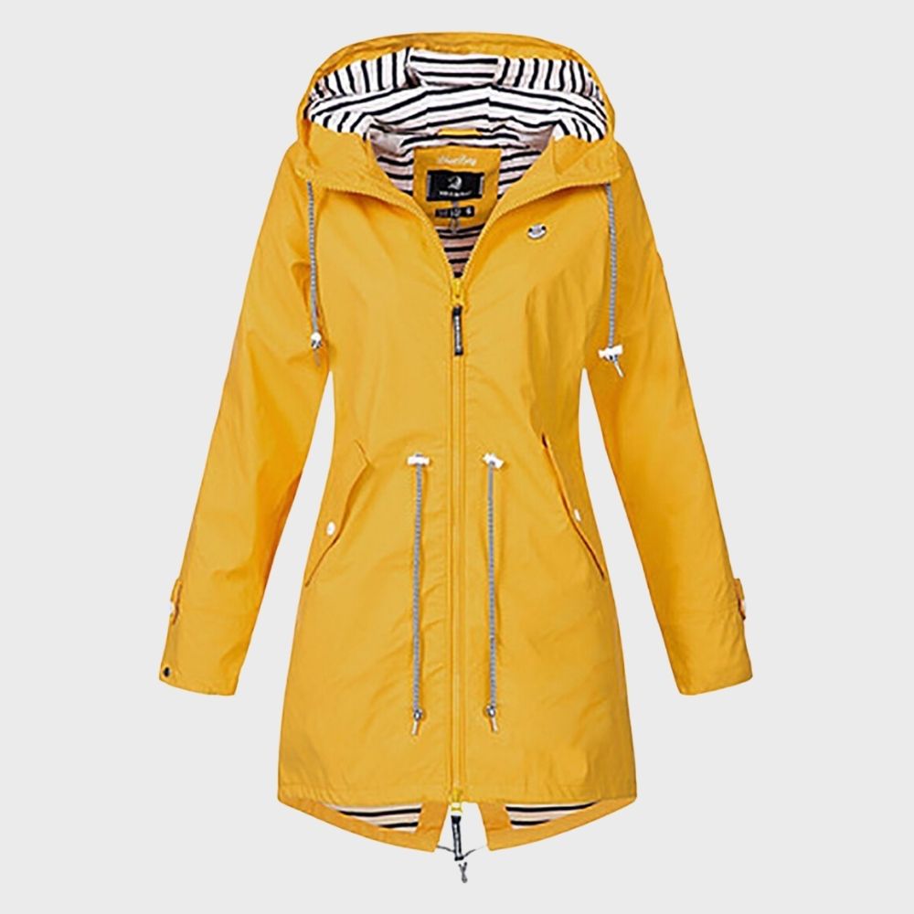 WW | Rain Jacket with Hood Adjustable Waist