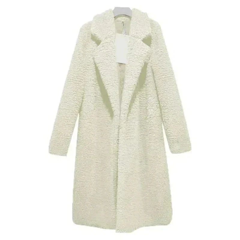 WW | Fashionable plush coat for women