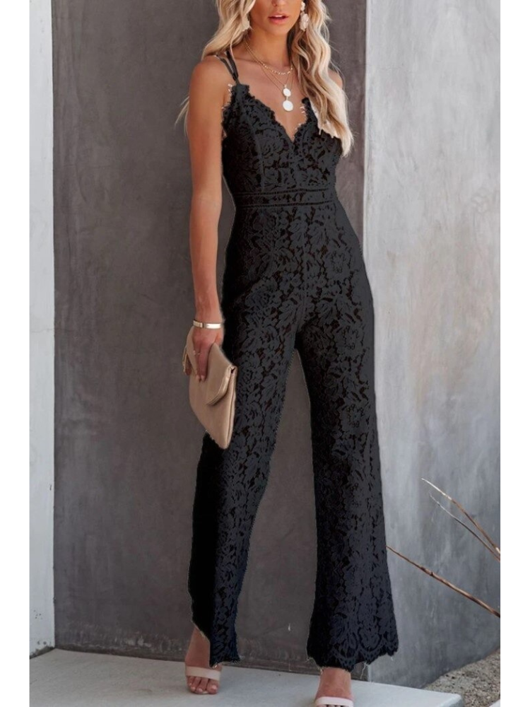WW | Elegant Lace Jumpsuit for Women | Luxurious and Sophisticated