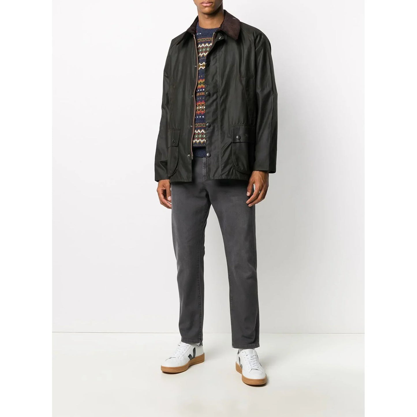 WW | Relaxed Fit Zip-Up Cargo Jacket Men's Jacket