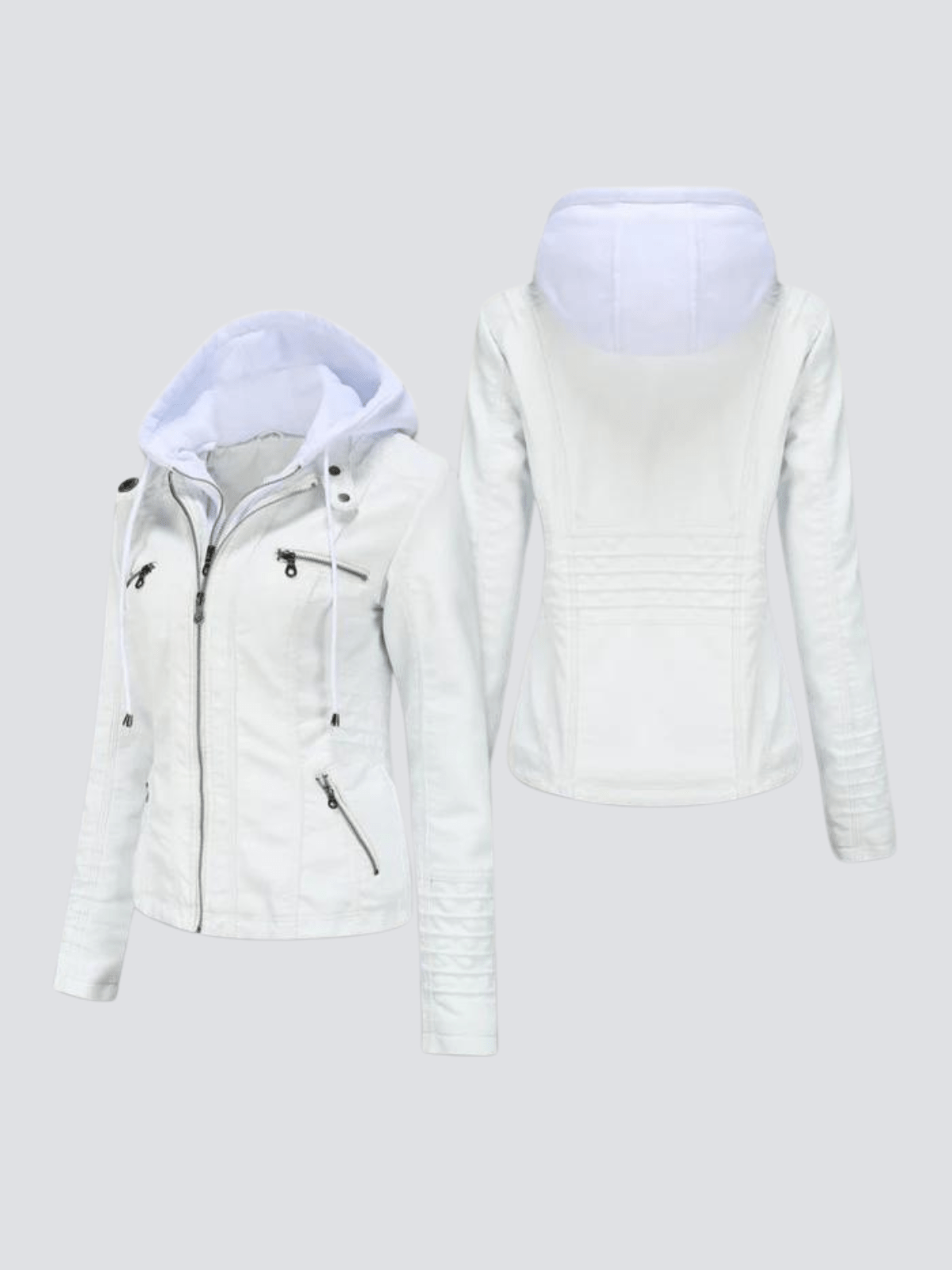 WW | Versatile women's hooded jacket with zipper