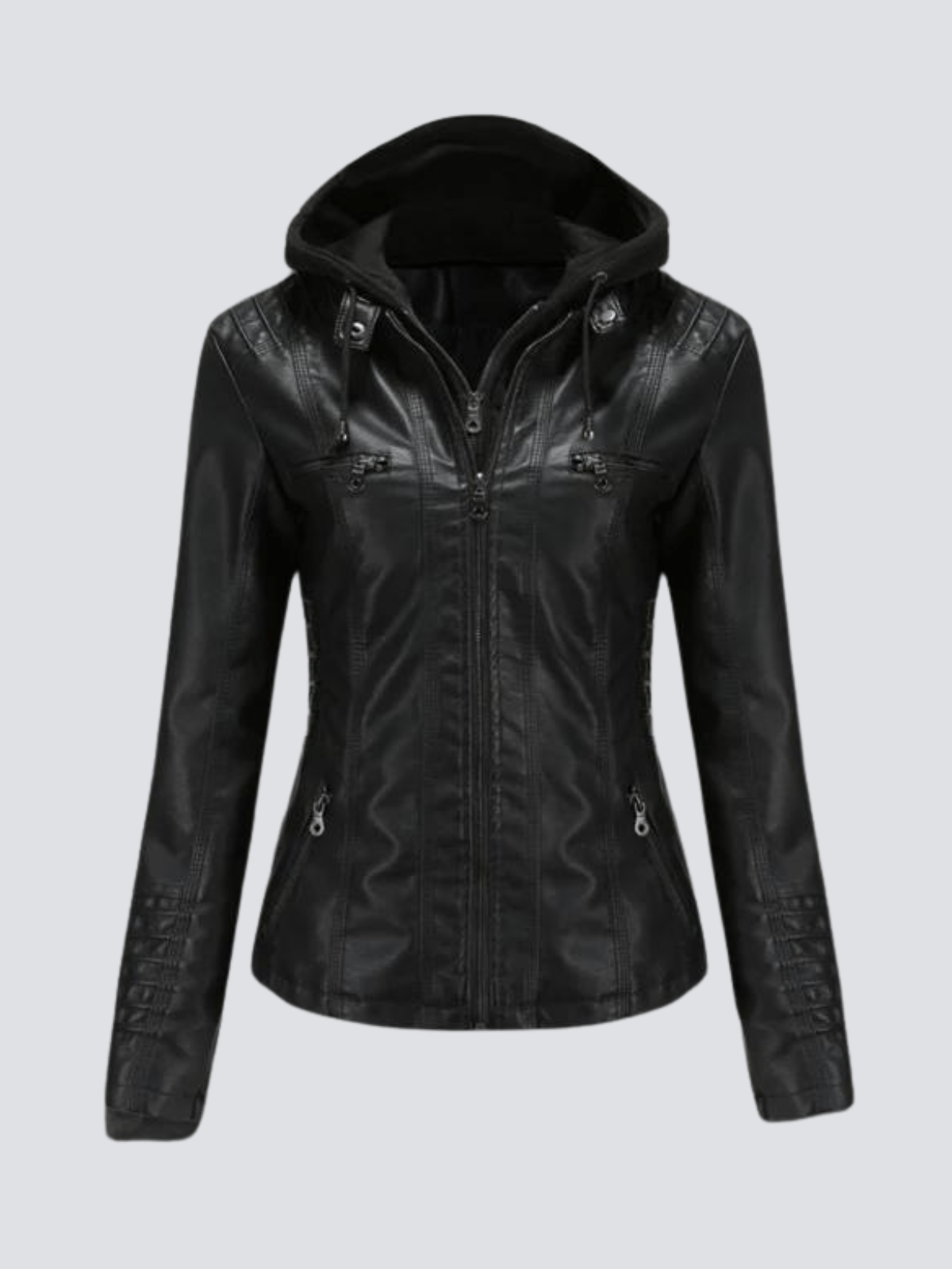 WW | Versatile women's hooded jacket with zipper