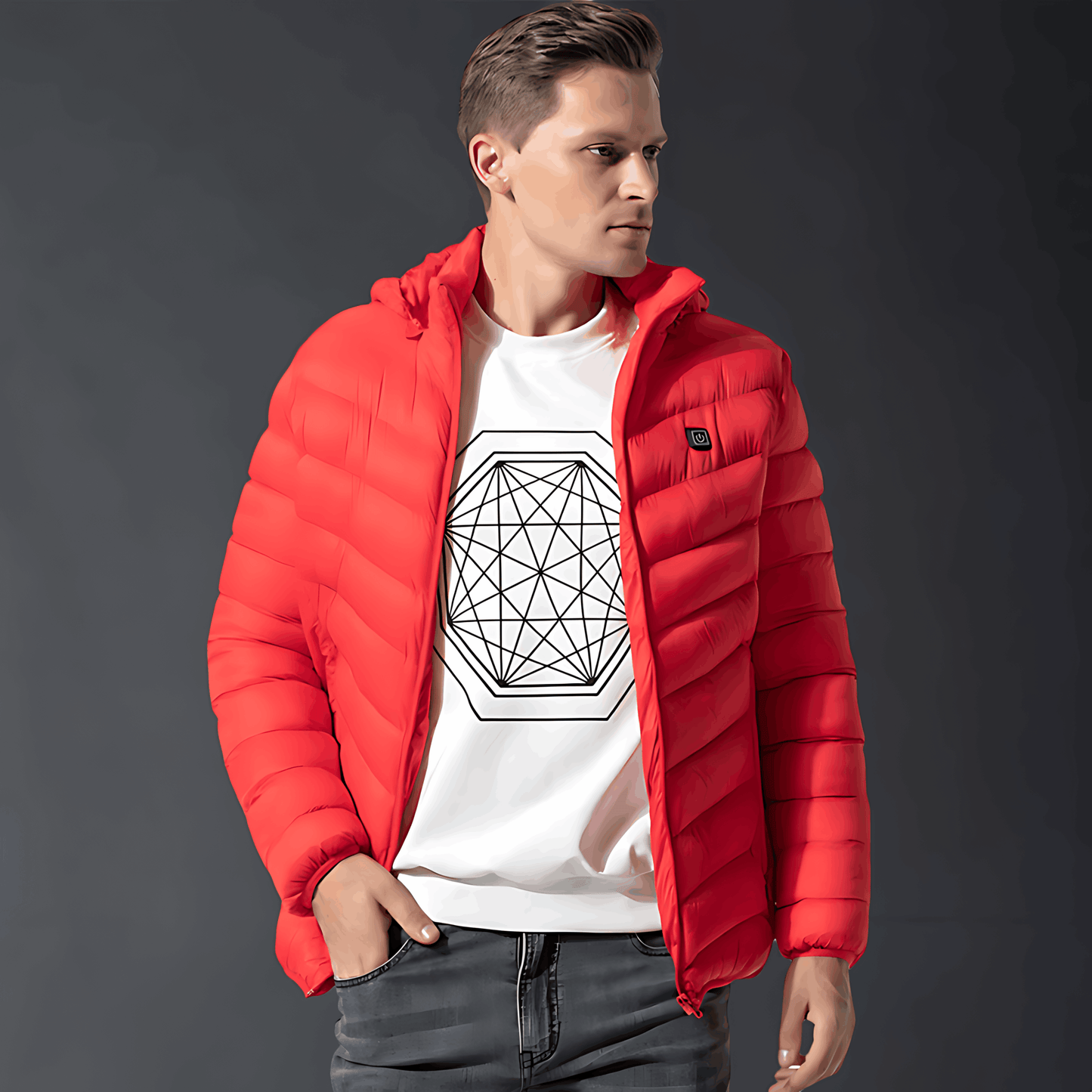 WW | Jacket Hood Puffer Down Jacket