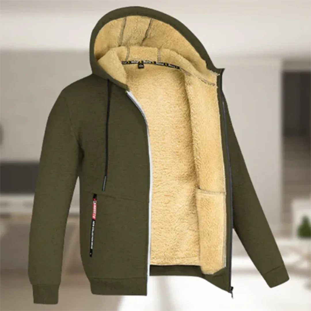 WW | Warme und bequeme Herren Kapuzenjacke Winter