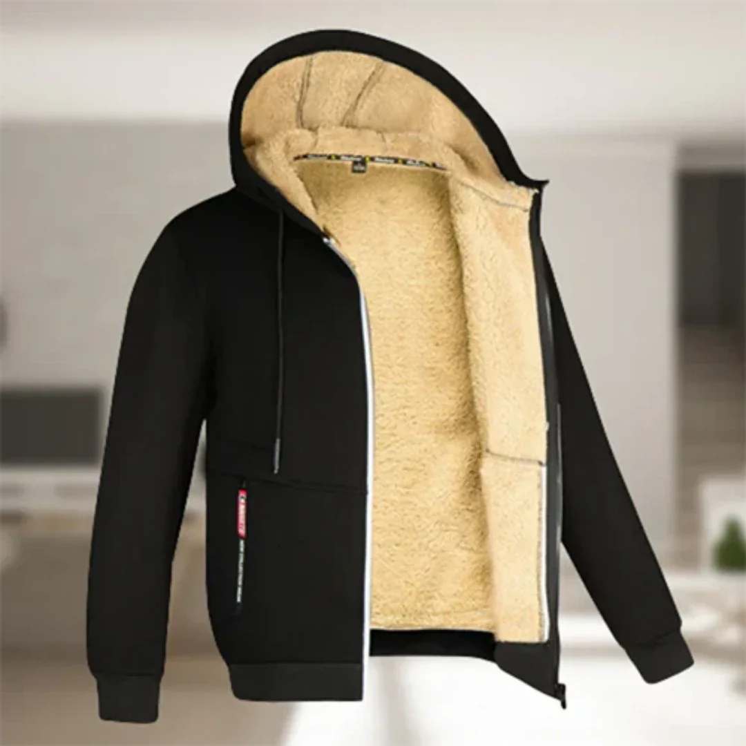 WW | Warme und bequeme Herren Kapuzenjacke Winter
