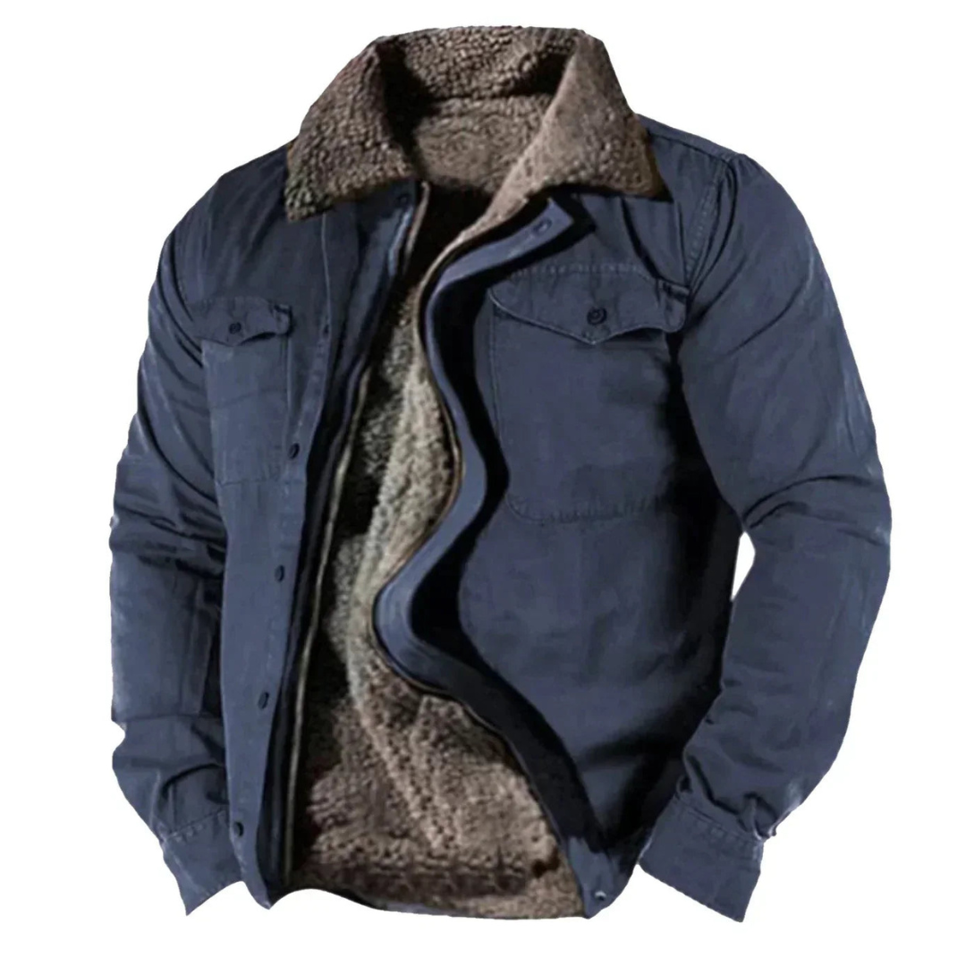WW | Winterjacke mit Knöpfen für Herren Warm