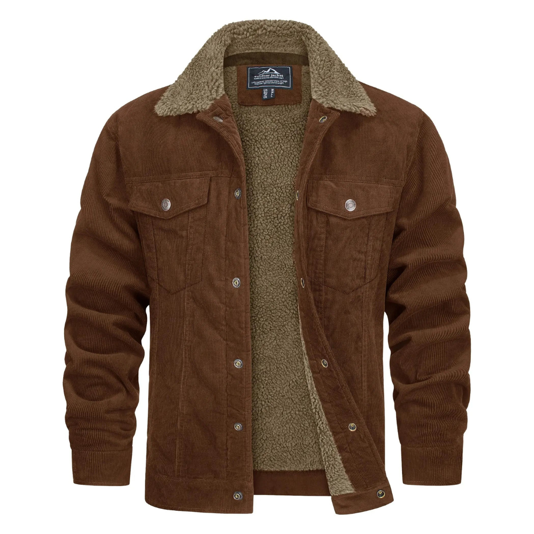 WW | Warme Winterjacke für Herren Knöpfen