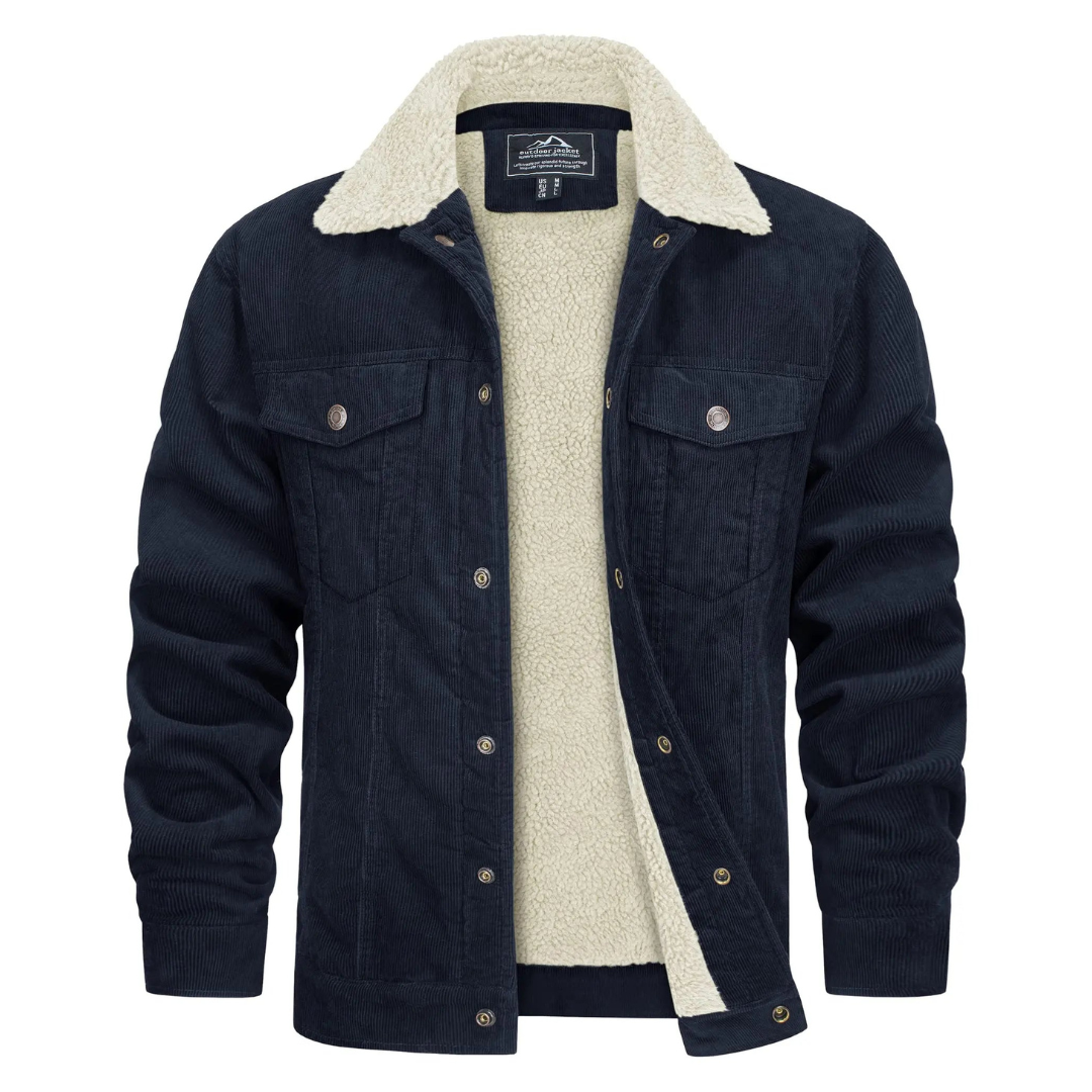 WW | Warme Winterjacke für Herren Knöpfen