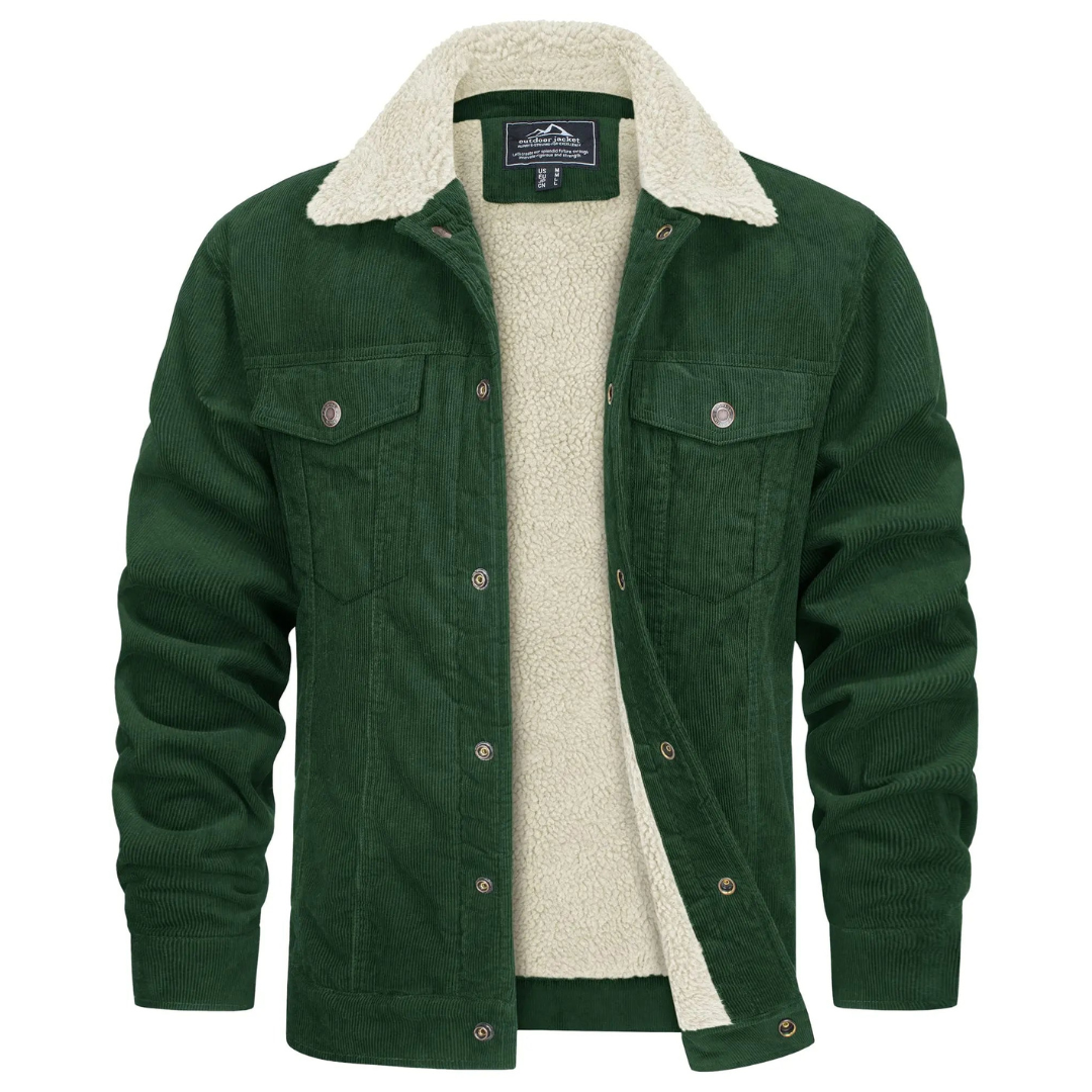 WW | Warme Winterjacke für Herren Knöpfen