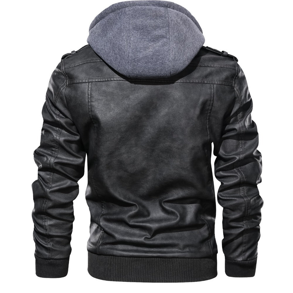WW | Premium kapuzenmotorjacke für Herren Lässig
